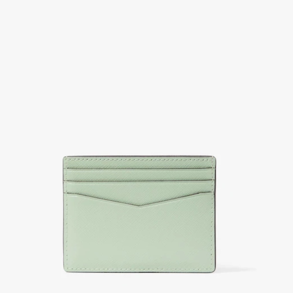 Nwt Kate Spade Staci Small Slim Card Holder- Color: Sea Glass - Picture 3 of 3